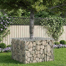 vidaXL Gabion emelt ágy Ezüst