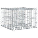 vidaXL Gabion emelt ágy Ezüst