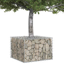 vidaXL Gabion emelt ágy Ezüst