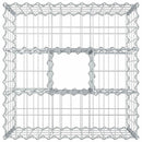 vidaXL Gabion emelt ágy Ezüst