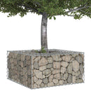 vidaXL Gabion emelt ágy Ezüst