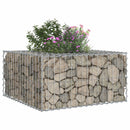 vidaXL Gabion emelt ágy Ezüst