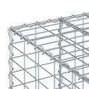 vidaXL Gabion emelt ágy Ezüst