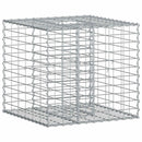 vidaXL Gabion emelt ágy Ezüst