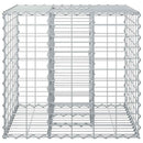 vidaXL Gabion emelt ágy Ezüst
