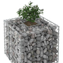 vidaXL Gabion emelt ágy Ezüst