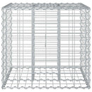 vidaXL Gabion emelt ágy Ezüst