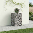 vidaXL Gabion emelt ágy Ezüst