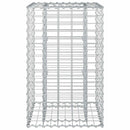 vidaXL Gabion emelt ágy Ezüst