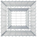 vidaXL Gabion emelt ágy Ezüst