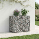 vidaXL Gabion emelt ágy Ezüst