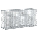 vidaXL Gabion emelt ágy Ezüst