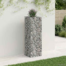 vidaXL Gabion emelt ágy Ezüst