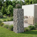 vidaXL Gabion emelt ágy Ezüst