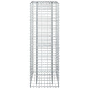 vidaXL Gabion emelt ágy Ezüst