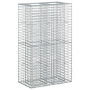vidaXL Gabion emelt ágy Ezüst