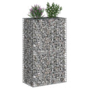 vidaXL Gabion emelt ágy Ezüst