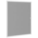 vidaXL Rovarháló ablakra Fehér 120 x 140 cm Alumínium és Üvegszál
