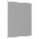 vidaXL Rovarháló ablakra Fehér 120 x 140 cm Alumínium és Üvegszál