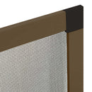 vidaXL Rovarháló ablakra Barna 120 x 140 cm Alumínium és Üvegszál
