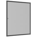 vidaXL Rovarháló ablakra Antracit 110 x 130 cm Alumínium és Üvegszál