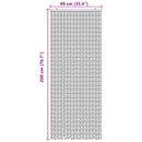 vidaXL Rovar ajtófüggöny színes 90 x 200 cm Bambusz