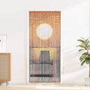 vidaXL Rovar ajtófüggöny színes 200 x 90 cm Bambusz