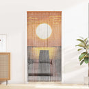 vidaXL Rovar ajtófüggöny színes 200 x 100 cm Bambusz