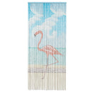 vidaXL Rovar ajtófüggöny színes 200 x 90 cm Bambusz