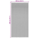 vidaXL Rovar ajtófüggöny színes 200 x 100 cm Bambusz