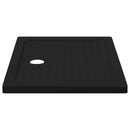 vidaXL Zuhany Alap Tálca Dots-szal 90 x 70 x 4 cm ABS Fekete