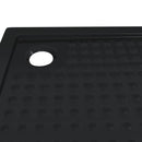 vidaXL Zuhany Alap Tálca Dots-szal 90 x 90 x 4 cm ABS Fekete