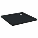 vidaXL Zuhany Alap Tálca Dots-szal 90 x 90 x 4 cm ABS Fekete