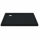 vidaXL Zuhany Alap Tálca Dots-szal 90 x 90 x 4 cm ABS Fekete