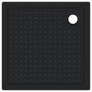 vidaXL Zuhany Alap Tálca Dots-szal 90 x 90 x 4 cm ABS Fekete