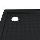 vidaXL Zuhany Alap Tálca Dots-szal 80 x 80 x 4 cm ABS Fekete