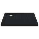vidaXL Zuhany Alap Tálca Dots-szal 80 x 80 x 4 cm ABS Fekete
