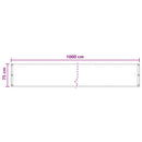vidaXL Erkély Szúnyogháló Fehér 75 x 1000 cm HDPE és Alumínium