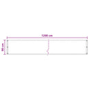 vidaXL Erkély Szúnyogháló Krémszínű 90 x 1200 cm HDPE és Alumínium