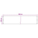 vidaXL Erkély Szúnyogháló Világosszürke 120 x 500 cm HDPE és Alumínium