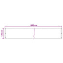 vidaXL Erkély Szúnyogháló Világosszürke 120 x 600 cm HDPE és Alumínium
