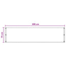 vidaXL Erkély Szúnyogháló Homokszín 75 x 300 cm HDPE és Alumínium