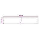 vidaXL Erkély Szúnyogháló Homokszín 120 x 800 cm HDPE és Alumínium