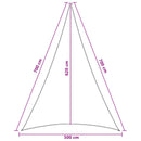 vidaXL Napernyő Vászon 5 x 7 x 7 m HDPE