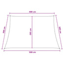 vidaXL Napernyő Vászon Antracit és Fehér 4 / 5 x 3 m HDPE