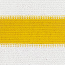 vidaXL Napernyő Vászon Sárga és Fehér 3 / 4 x 2 m HDPE