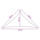 vidaXL Napernyő Vászon 3 x 3 x 4,2 m HDPE