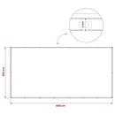 vidaXL Erkély adatvédelmi képernyő 200 x 400 cm