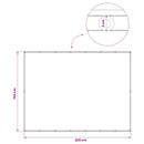 vidaXL Erkély adatvédelmi képernyő 150 x 200 cm