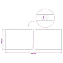 vidaXL Erkély adatvédelmi képernyő 180 x 700 cm